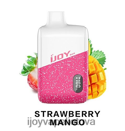 iJOY Best Flavor - iJOY Bar IC8000 vienkartiniai ZH0PLZ194 braškių mango