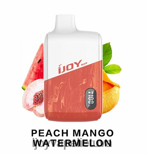 iJOY Vape Lietuva - iJOY Bar IC8000 vienkartiniai ZH0PLZ191 persikų mango arbūzas