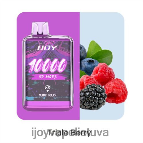 iJOY Vape Shop - iJOY Bar SD10000 vienkartiniai ZH0PLZ173 triguba uoga