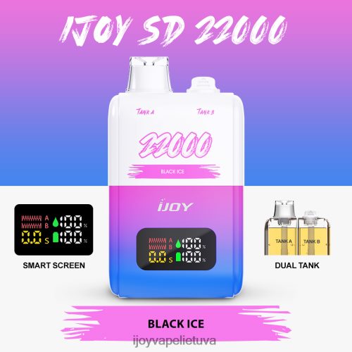 iJOY Vape Flavors - iJOY SD 22000 vienkartiniai ZH0PLZ148 juodas ledas